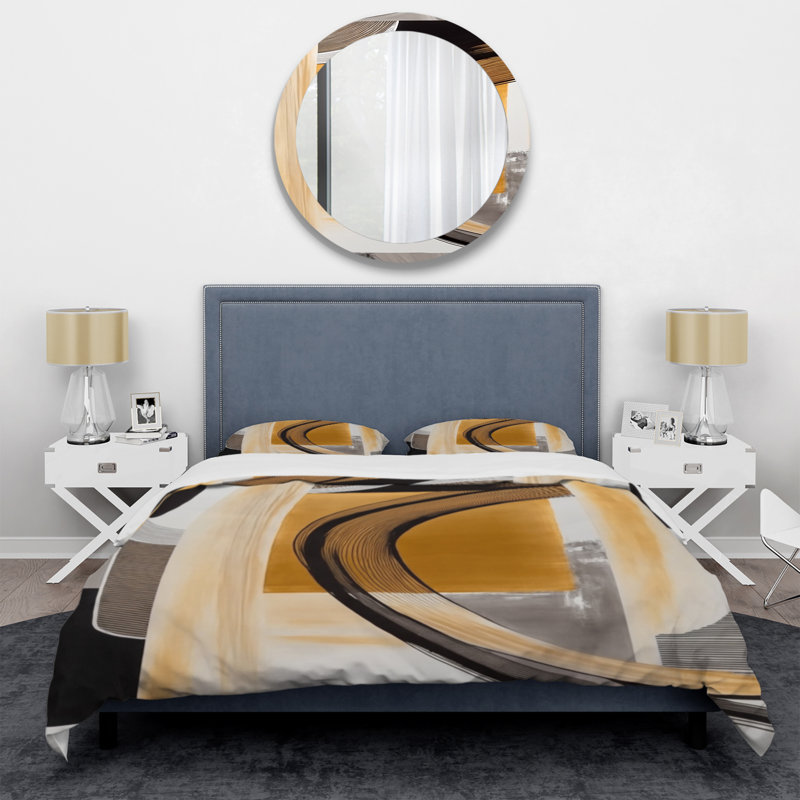 Ensemble de housse de couette Glam Art Deco Abstract III BeddingMicrofiber / Polyester