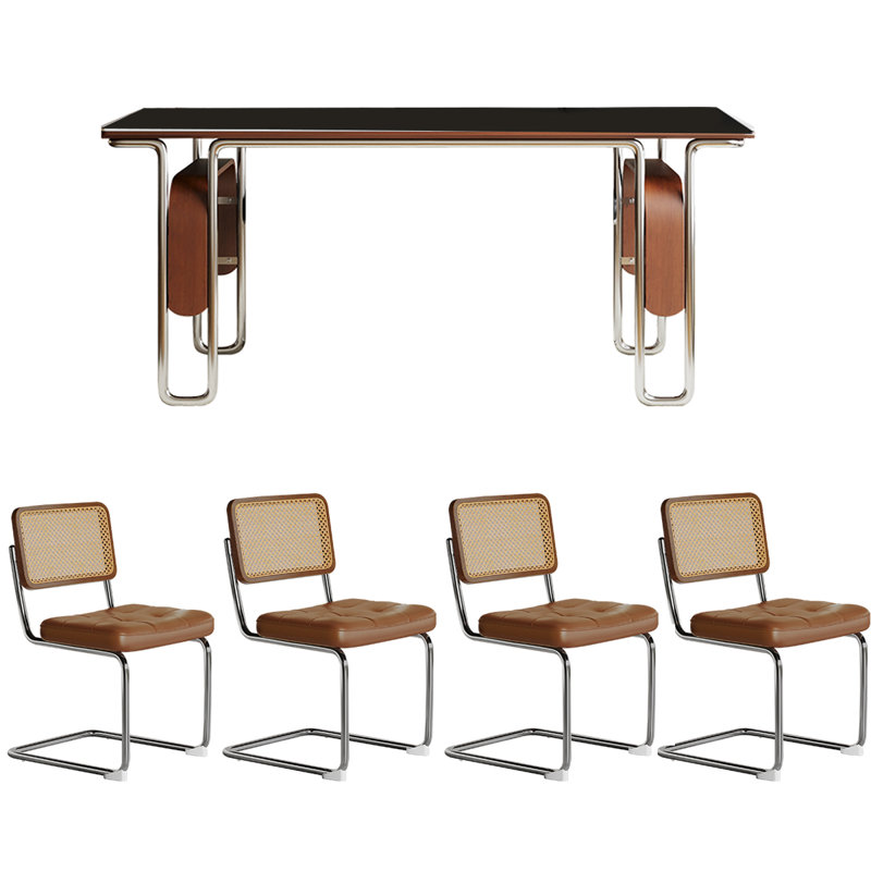 Small rectangular dining table, 29.53"H x 55.12"L x 31.5"W