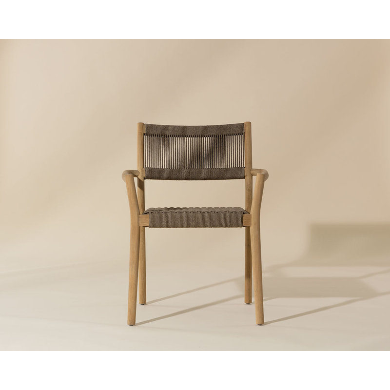 Outdoor Dining Armchair, Natural
