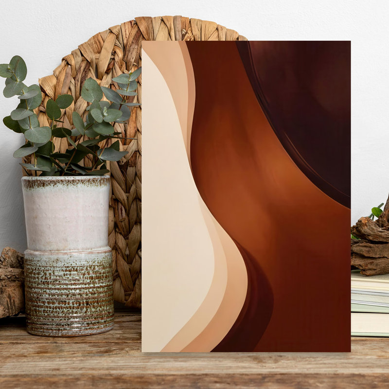 «Surface Surfacetsts», art mural contemporain élégant et abstrait, H 18 po x l 12 po