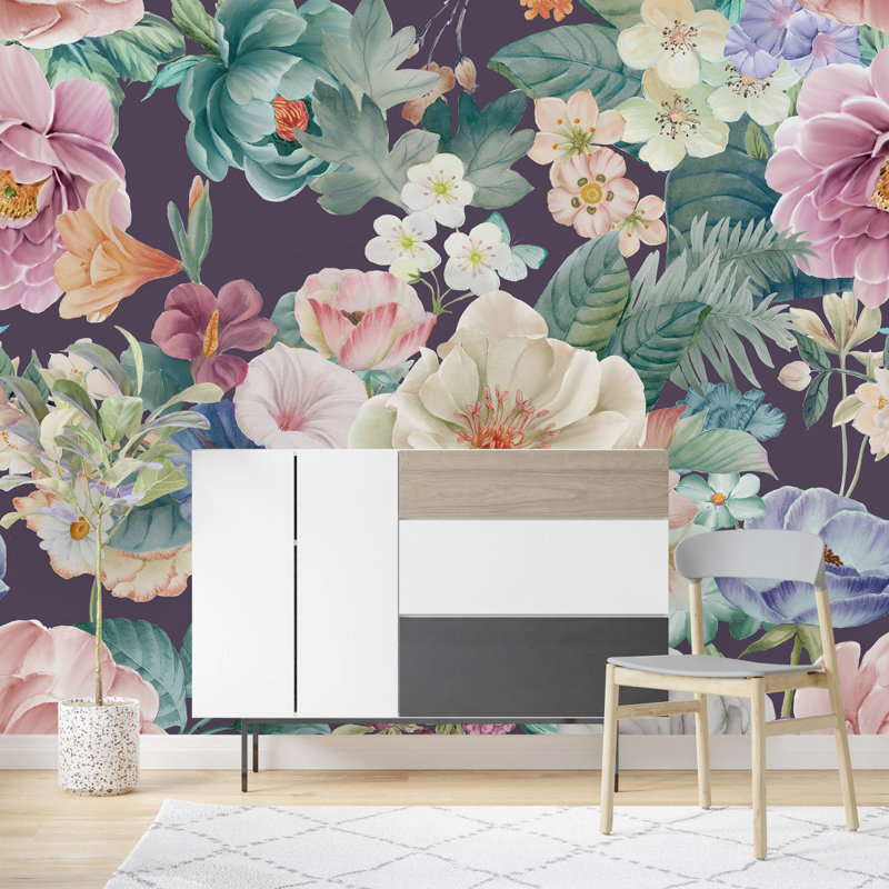 Peel & Stick Wall Mural, 10.42' W x 10.42' L