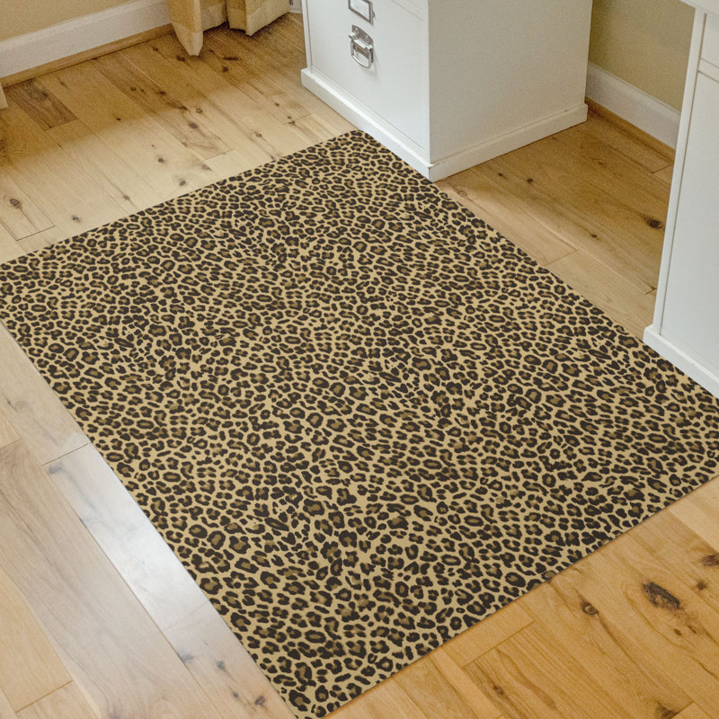Tapis de chaise de bureau 9 à 5 35 po x 47 po Leopard