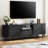 Tv Stand With Storage And Shelves Designed To Fit 55’’ - 80’’ Tvs. Wood Entertainment Center For Living Room And Bedroom, Media Console And Modern Tv Console Table-881541586