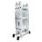 Hershel 12 - Step Aluminum Lightweight Folding Multi-Position Ladder