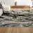 Horfield Abstract Black/Yellow Rug-555073712