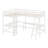Wooden High Loftbed With Ladder，Safety Guardrail And 2 Built-In L-Shaped Desks-569341290