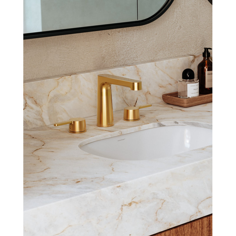Nibi Widespread Lavatory Faucet, Brushed Gold