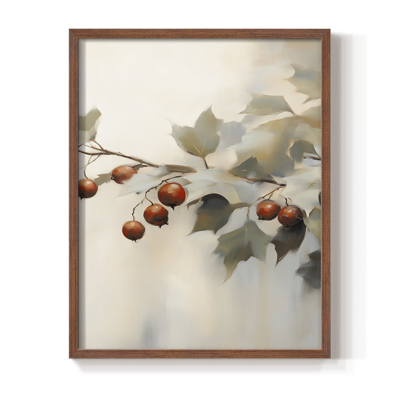 Art des Fêtes de Noël - série 2 - Lxxix, reproduction encadrée - bois massif