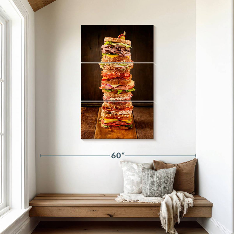Yarlin Sandwich Stack, 45" H x 28" W