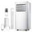 Electactic 3-in-1 10000 Btu Portable Air Conditioners For Room Up To 450 Sq. Ft,  Mini Ac Unit For Bedroom With Dehumidifier & Fan Mode, Remote Control, Sleep Mode, 24h Timer