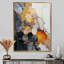 «Silver Gold Rock Impression» - impression d'art mural en marbre-2133203787-2133203794