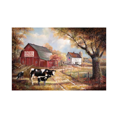 Memories On The Farm by Ruane Manning - Painting on Canvas