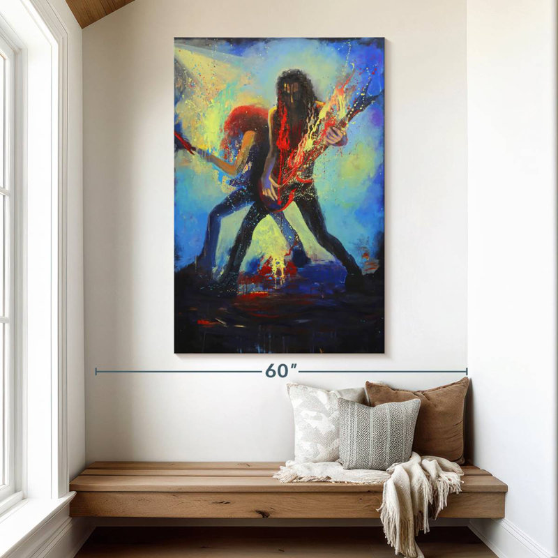 Abarca Rock And Roll, 51" H x 34" W