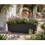 Isla Trough Planter Pot, Concrete Effect Pot, Indoor and Outdoor Large Plant Pot with Drainage Hole-957526882-957526905