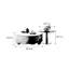 Table basse italienne ronde en pierre micro-cristalline