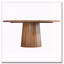 Table de conférence ovale en bois