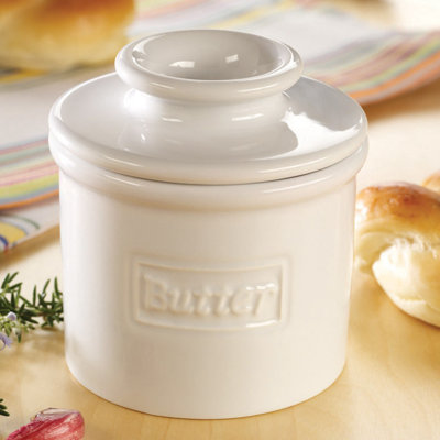 Butter Bell - The Original Butter Bell crock, Café Retro Collection Glossy Finish