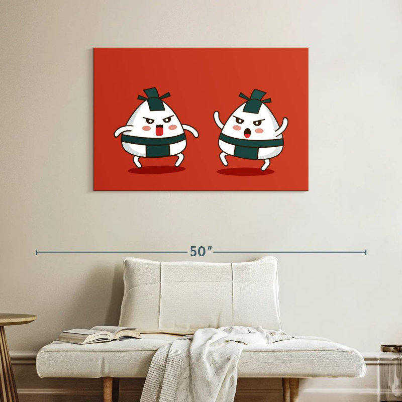 Ketti Sumo Onigiri, 26" H x 39" W