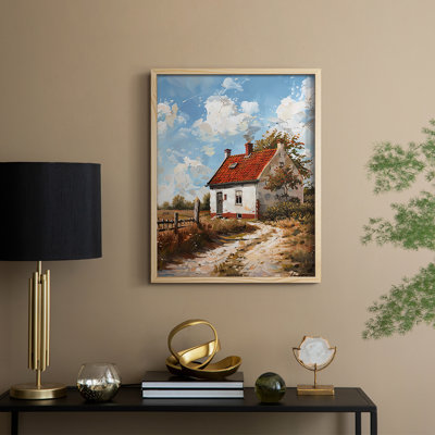 LANDSCAPES Series CIV Framed Print - Solid Wood