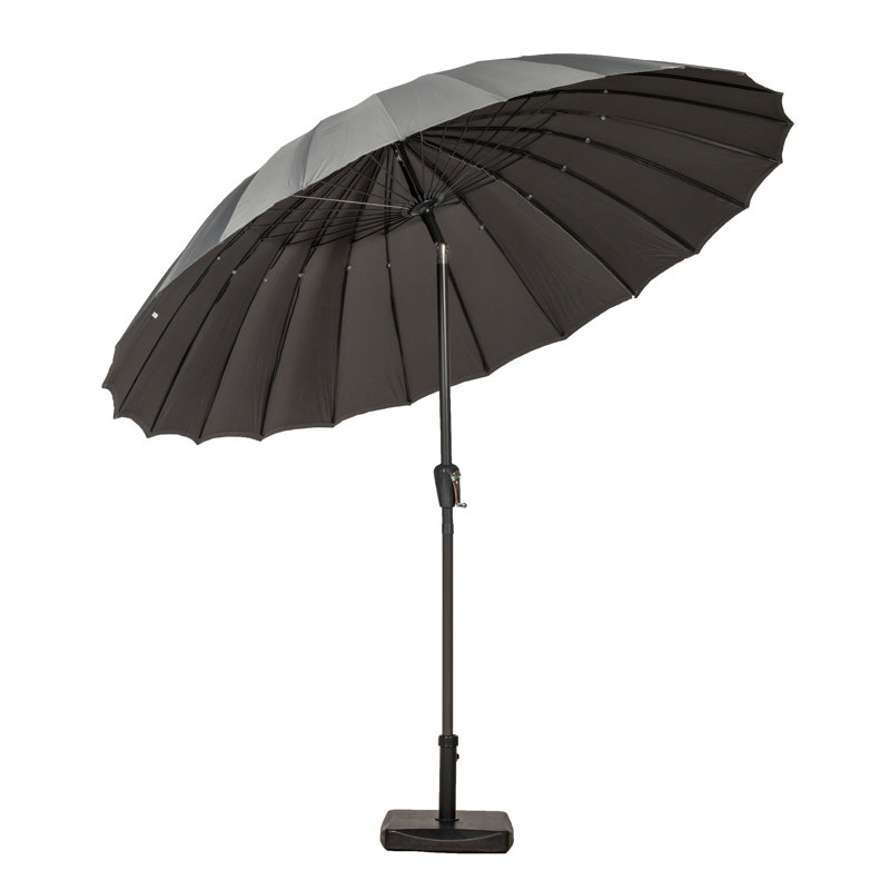 Shanghai 2.7m Garden Parasol, Grey