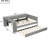 Gray Full Size Upholstered Bed Featuring Storage Shelves, Desk, Charging Station And Trundle For Comfortable Overnight Stay Platform With Upholstery, Built - In Storage, Ports Space Efficient Bedroom-446430810