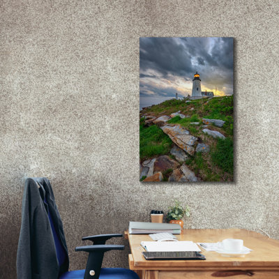  'Day's End At Pemaquid Point'' by Rick Berk, 26" x 40"