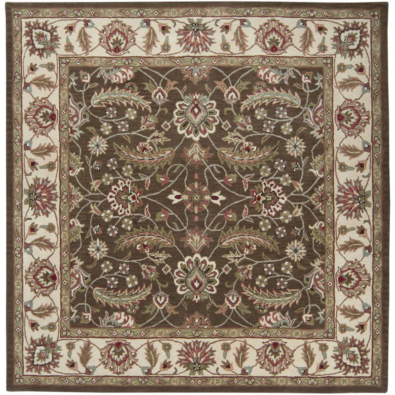 Tapis oriental en laine touffeté à la main Arnedra, Rectangle 4 pi x 6 pi