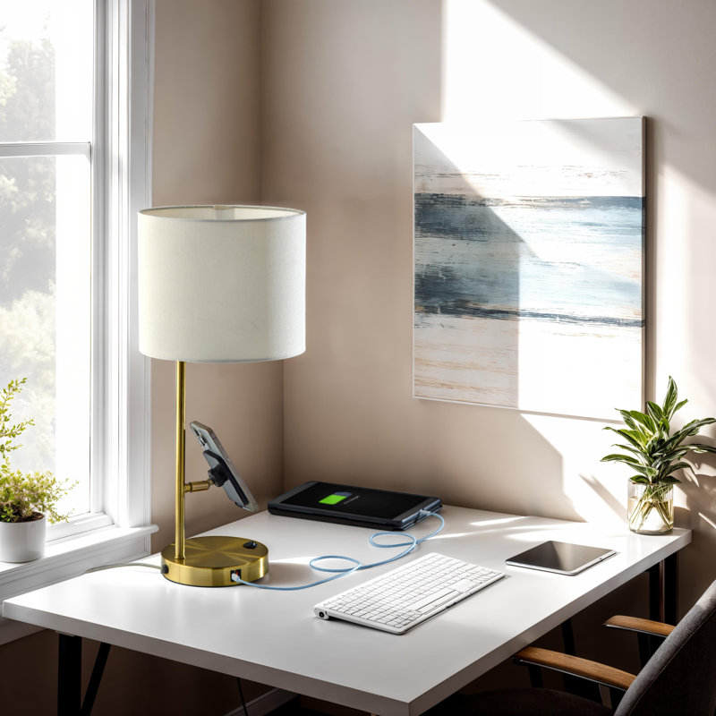 Wyatt Supercharger Desk Lamp, Gold
