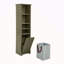 Armoire de rangement pour salle de bain de 64 po de hauteur pour petit espace, armoire sur pied pour salle de bain, bureau à domicile, 4 tablettes réglables et panier à linge, espace de rangement pour les vêtements cachés