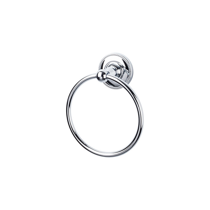 Edwardian Bath  Towel Ring, Polished Chrome