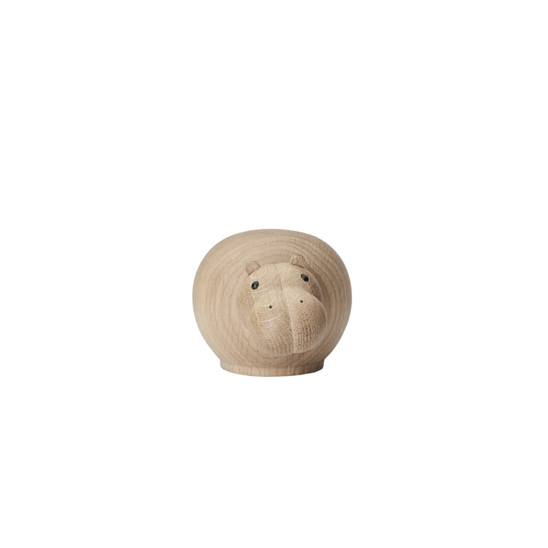 Hibo Hippopotamus (Mini), 2.7" H x 3" W x 4.7" D