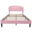 Upholstered Bed With Adjustable Headboard Velvet-1483218535-1480102827