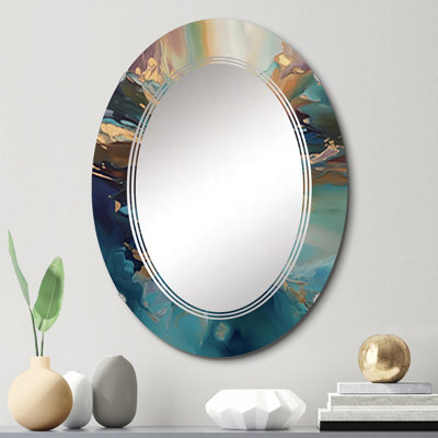 Idra - Miroir mural moderne ovale