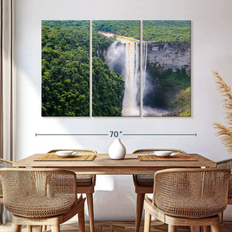 Alvord Kaieteur Falls, H 42 po x l 65 po