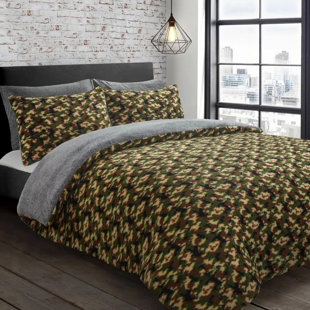 Microfiber / Polyester Camouflage Duvet Cover
