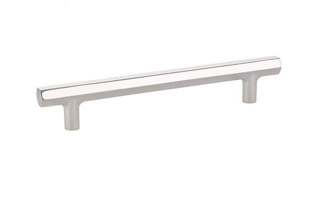 Emtek Mod Hex Cabinet Pull, 6", Polished Nickel Lifetime