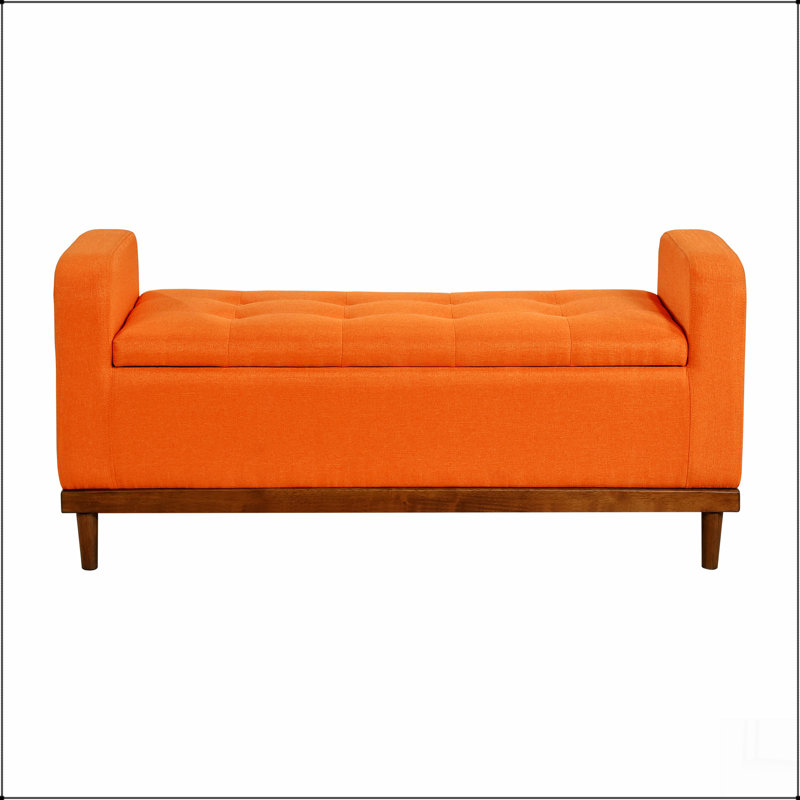 Meuble de rangement Mid-Century, Orange