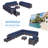 Demaio 14-Piece Rattan Sectional Seating Group With Cushions Modular Outdoor Furniture Set For Patio Garden And Poolside-2134560121