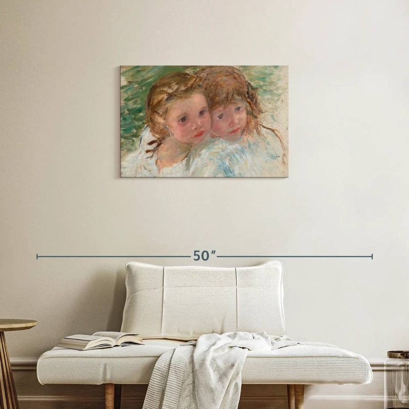 Leisha Two Little Sisters, 20" H x 30" W