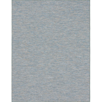 Tapis bleu intérieur / extérieur Fagundes
