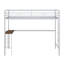 Lit superposé en métal avec bureau, échelle-1749184315