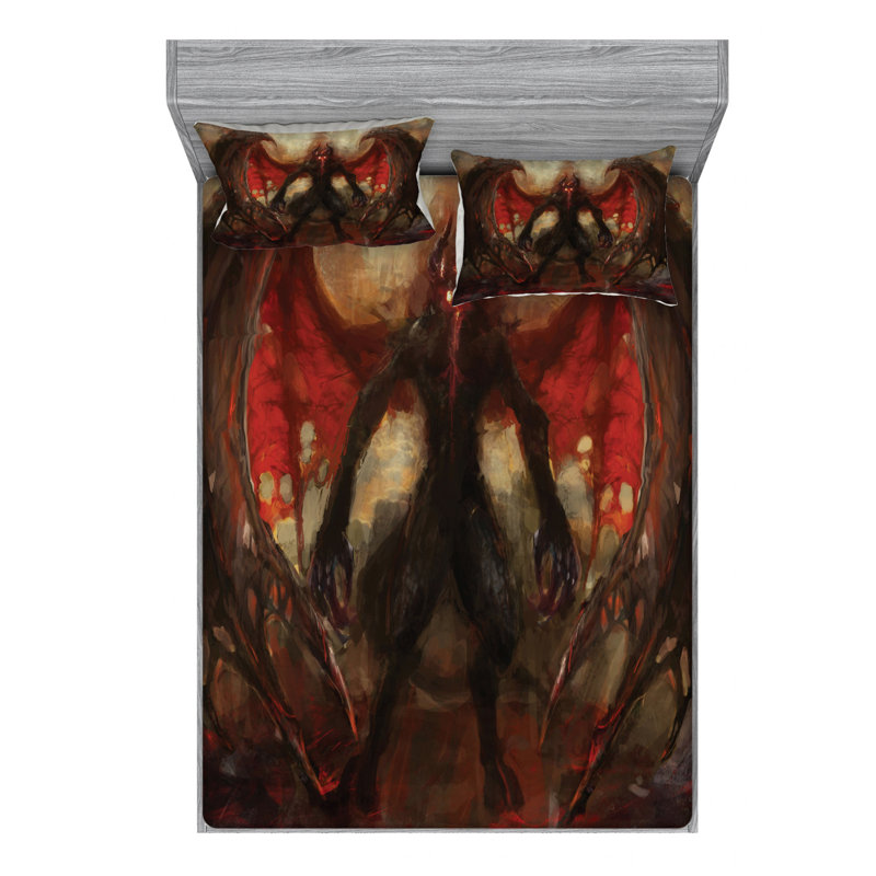 Microfiber Sheet Set, Queen Sheet Set with Fitted Sheet