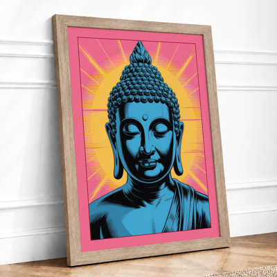 Buddha in Radiance Modern - Framed Print