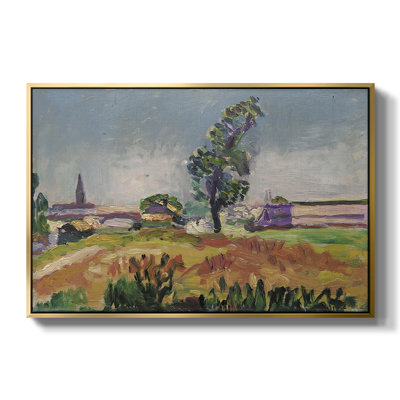 Paysage avec cyprès et oliviers aux environnements de Nice, v. 1800 - Henri Matisse, toile tendue avec châssis