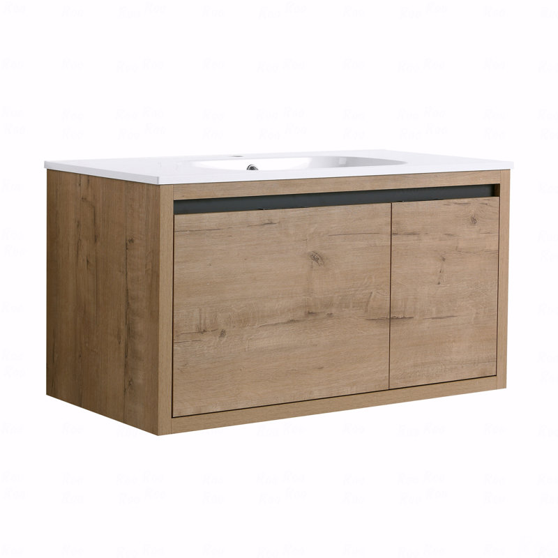 Meuble-lavabo mural 36 po avec lavabo gel