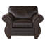 Similicuir foncé rembourré - Collection Welted - brun
