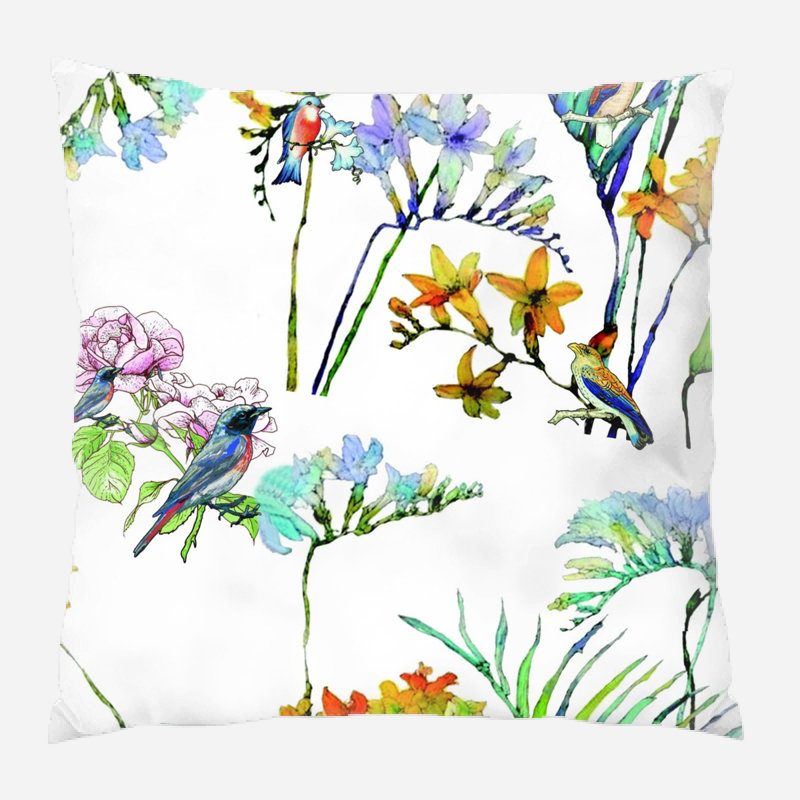 Coussin décoratif Conor, Microsuède, Intérieur