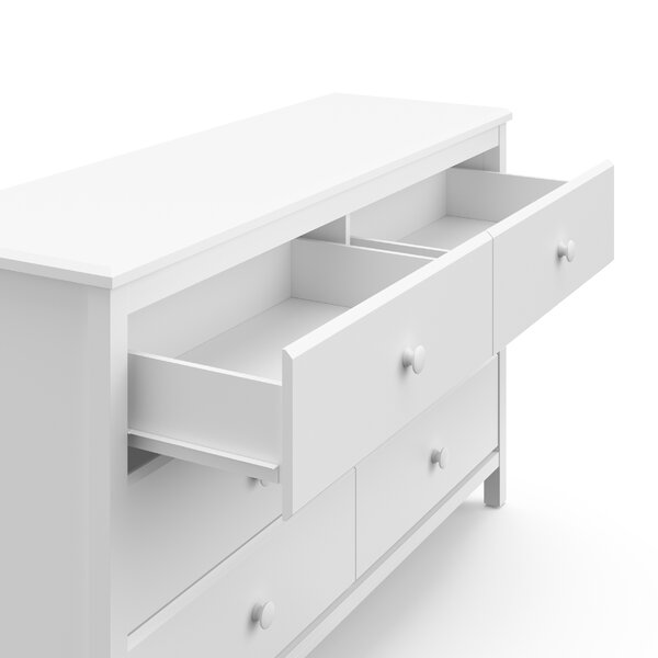 Storkcraft Alpine 6 Drawer Double Dresser & Reviews | Wayfair