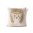 Lil Lying Leopard Tile Ivory Pillow-107792278