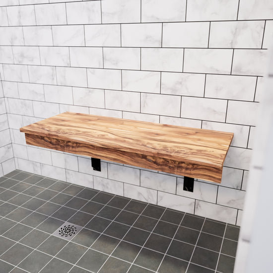 24in. x 11in. x 3.5in. The Original Teak Bench, 3.5" H x 11" W x 24" D